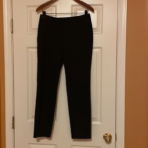 Express navy mid rise columnist ankle dress pants 6